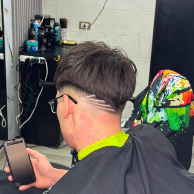 Corte pelo degradado